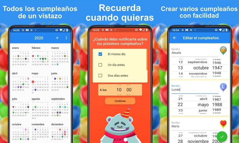 Geriausios programos gimtadienio priminimams kurti