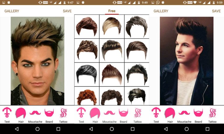 Las mejores apps para probar cortes de pelo para hombres